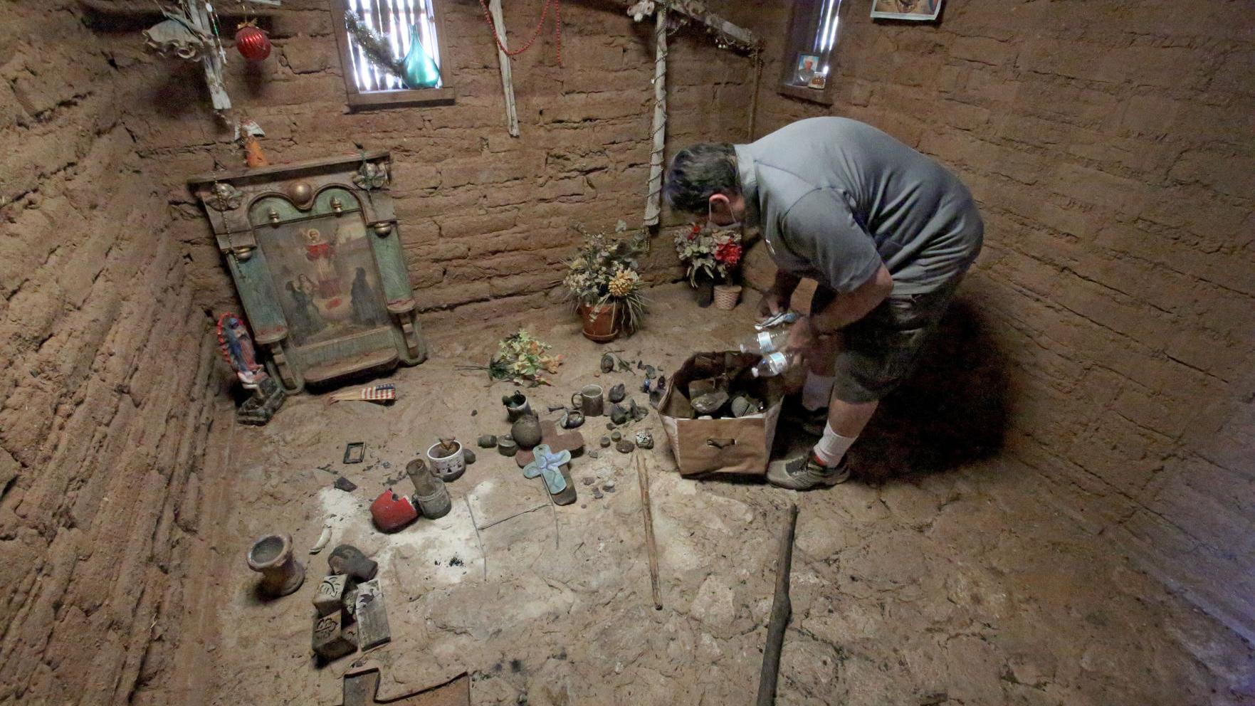 Tucson's fire-damaged DeGrazia Mission in the Sun